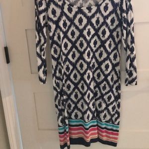 Lilly Pulitzer Beacon t-shirt 3/4 sleeve dress